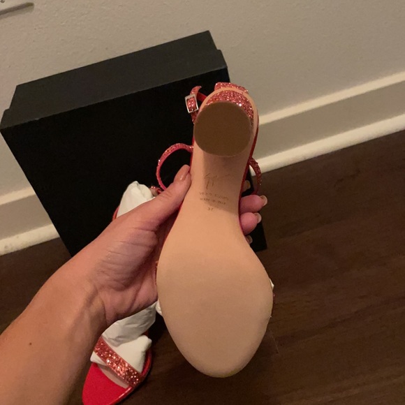 🎉HP x2🎉 Giuseppe Zanotti block glitter heel - Picture 4 of 8